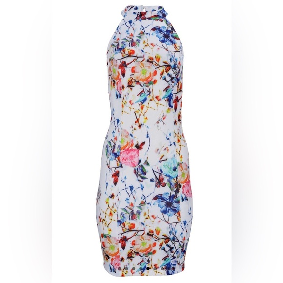 Venus Floral Women's Dress- Multicolor S - Picture 9 of 14